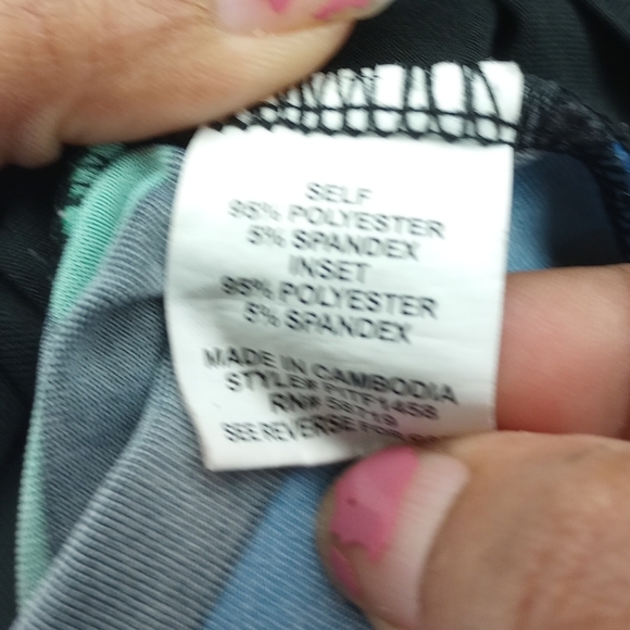 Womens Open Cardigan with cami Striped Flowy Long‎ Sleeve size PM - Picture 2 of 6